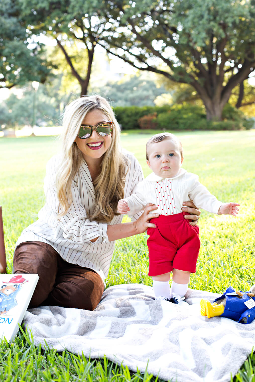 What we Wore // Mommy and Me // Picnic in the Park // www.https://www.thehisfor.com