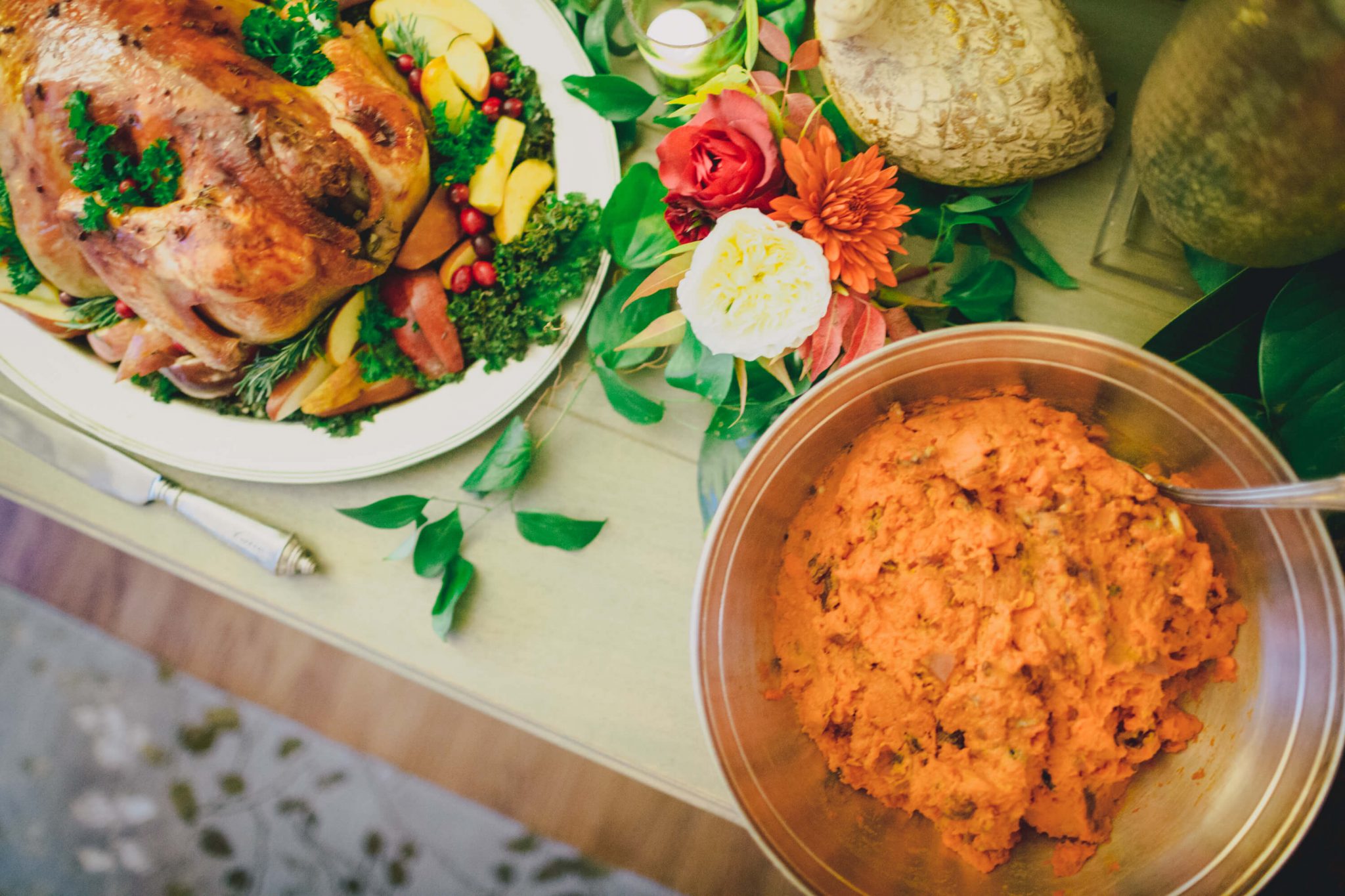 Mashed Sweet Potatoes // www.https://www.thehisfor.com // Thanksgiving Recipe